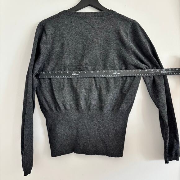 Philosophy Dark Gray Button Front Cardigan Sweater Women's Size XL - Picture 4 of 5